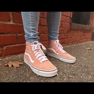 Blush High Top Vans- rarely worn
